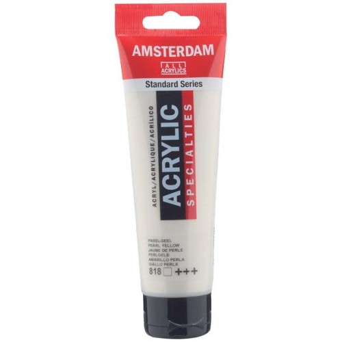 Farba akrylowa Talens Amsterdam 120ml - 818 Pearl yellow #1