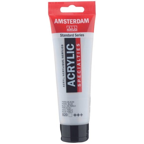 Farba akrylowa Talens Amsterdam 120ml - 820 Pearl blue #1