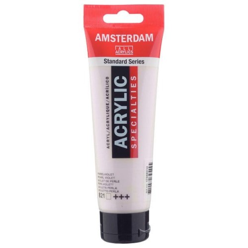 Farba akrylowa Talens Amsterdam 120ml - 821 Pearl violet #1