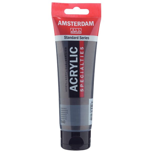 Farba akrylowa Talens Amsterdam 120ml - 840 Graphite #1