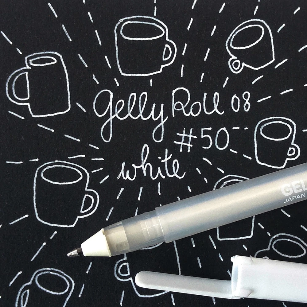 Pisak żelowy Gelly Roll 08 - biały #3
