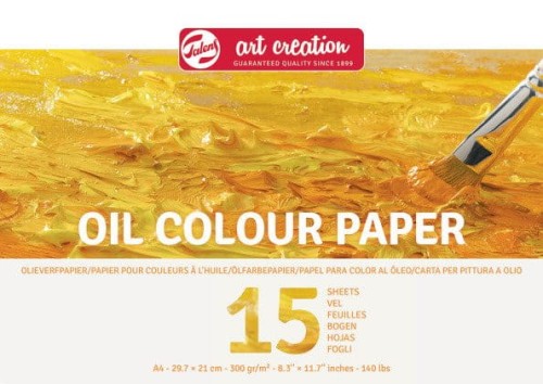 Blok do farb olejnych Talens 300 g - A4, 15 arkuszy #1