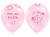 Balony Miś - mam już... - pastelowe różowe - 30cm 6szt #1