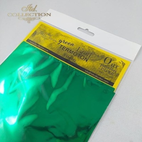 Folia do transferu Termoton * zielona #2