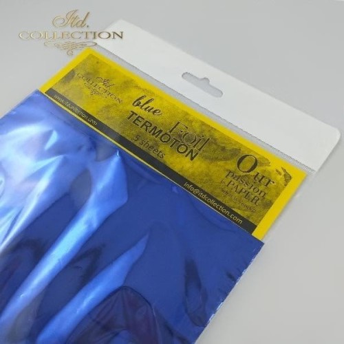 Folia do transferu Termoton * niebieska #2