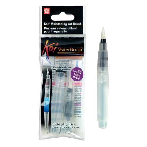 Kieszonkowy pędzelek na wodę KOI water brush - rozmiar Large #3