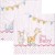 Serwetka 33x33cm - Hello Baby light rose #1