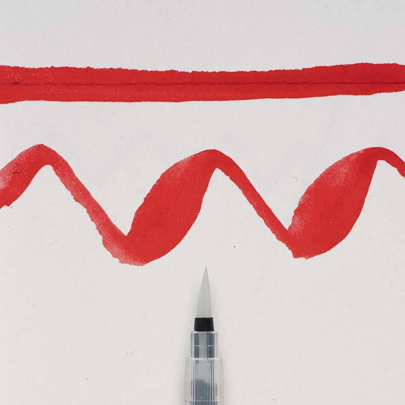 Kieszonkowy pędzelek na wodę KOI water brush - rozmiar Large #4