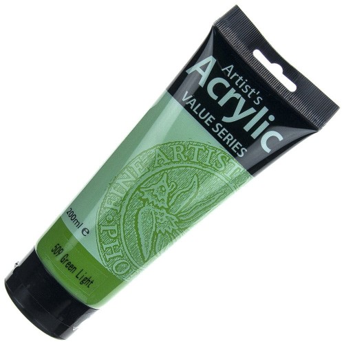 Farba akrylowa Phoenix 200ml - 509 Green Light - jasnozielona #1