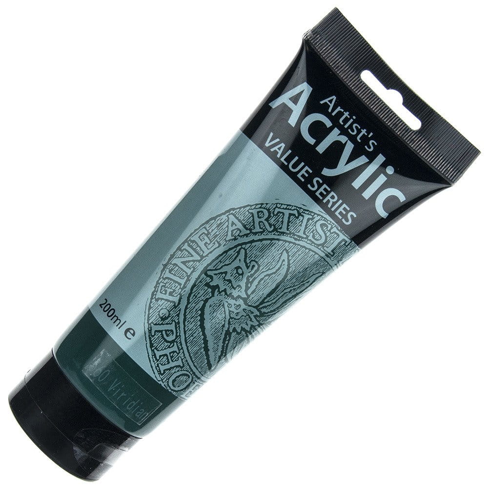 Farba akrylowa Phoenix 200ml - 560 Viridian - zielona chromowa #1