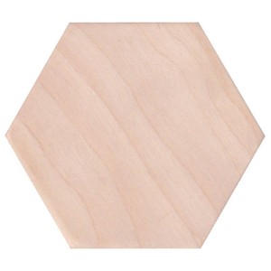 Drewniana podkładka pod kubek 10cm - heksagonalna #1