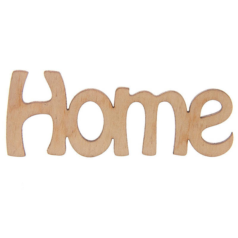 Drewniany napis HOME 7,5x3cm Decor #1