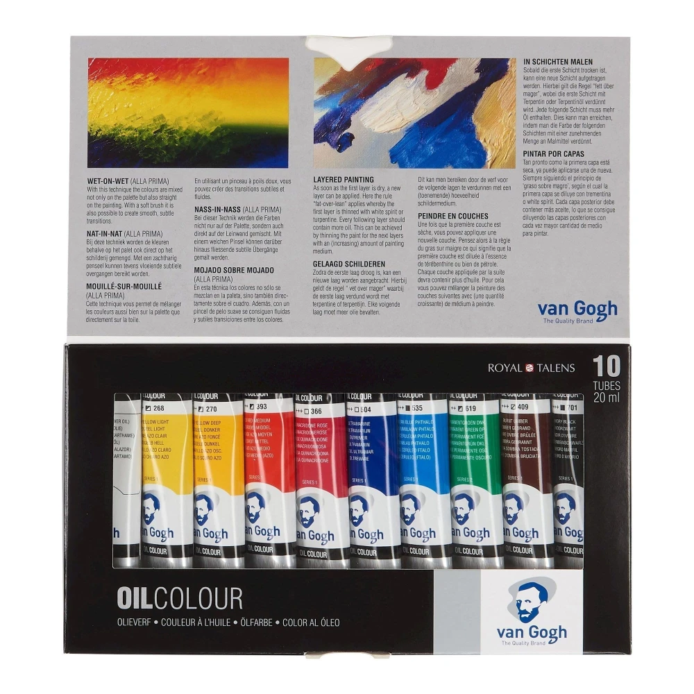 Zestaw basic farby olejne 10x20ml Van Gogh  #2