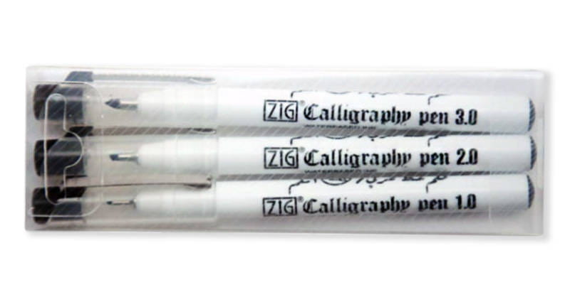 Zestaw pisaków do kaligrafii (1,2,3mm) #2