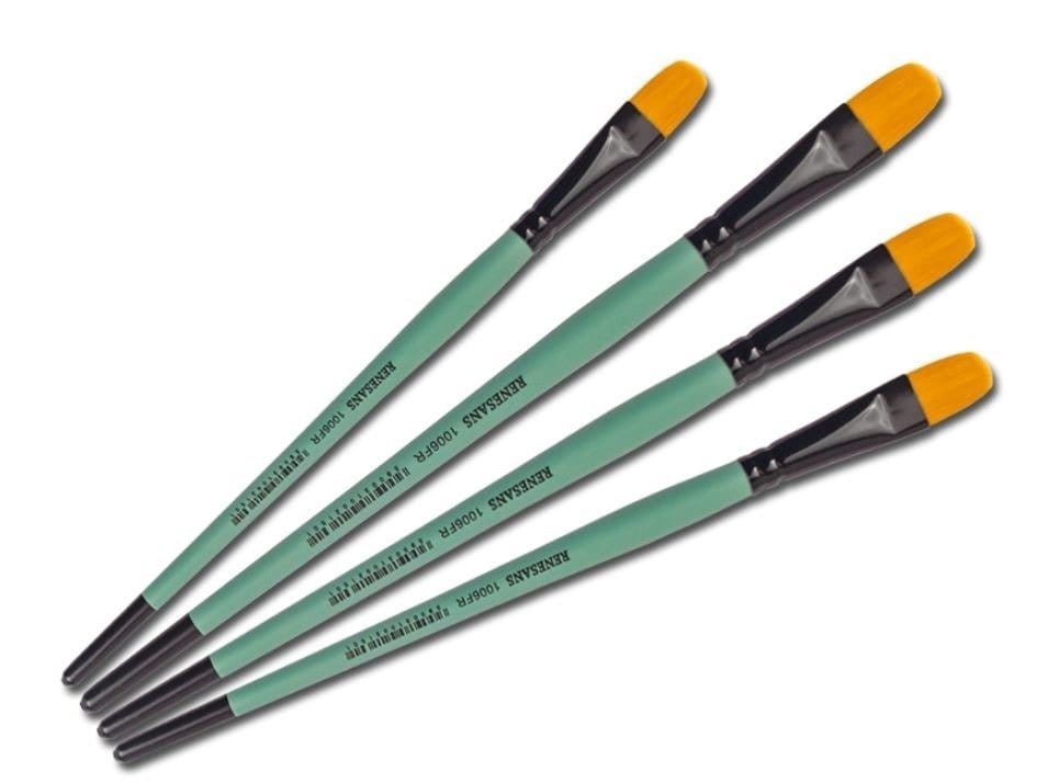 Zestaw pędzli syntetycznych koci język Renesans - 13 sztuk (nr 0-24) #5