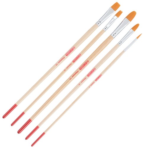 Zestaw pędzli z włókna poliestrowego Talens - 5 sztuk #1