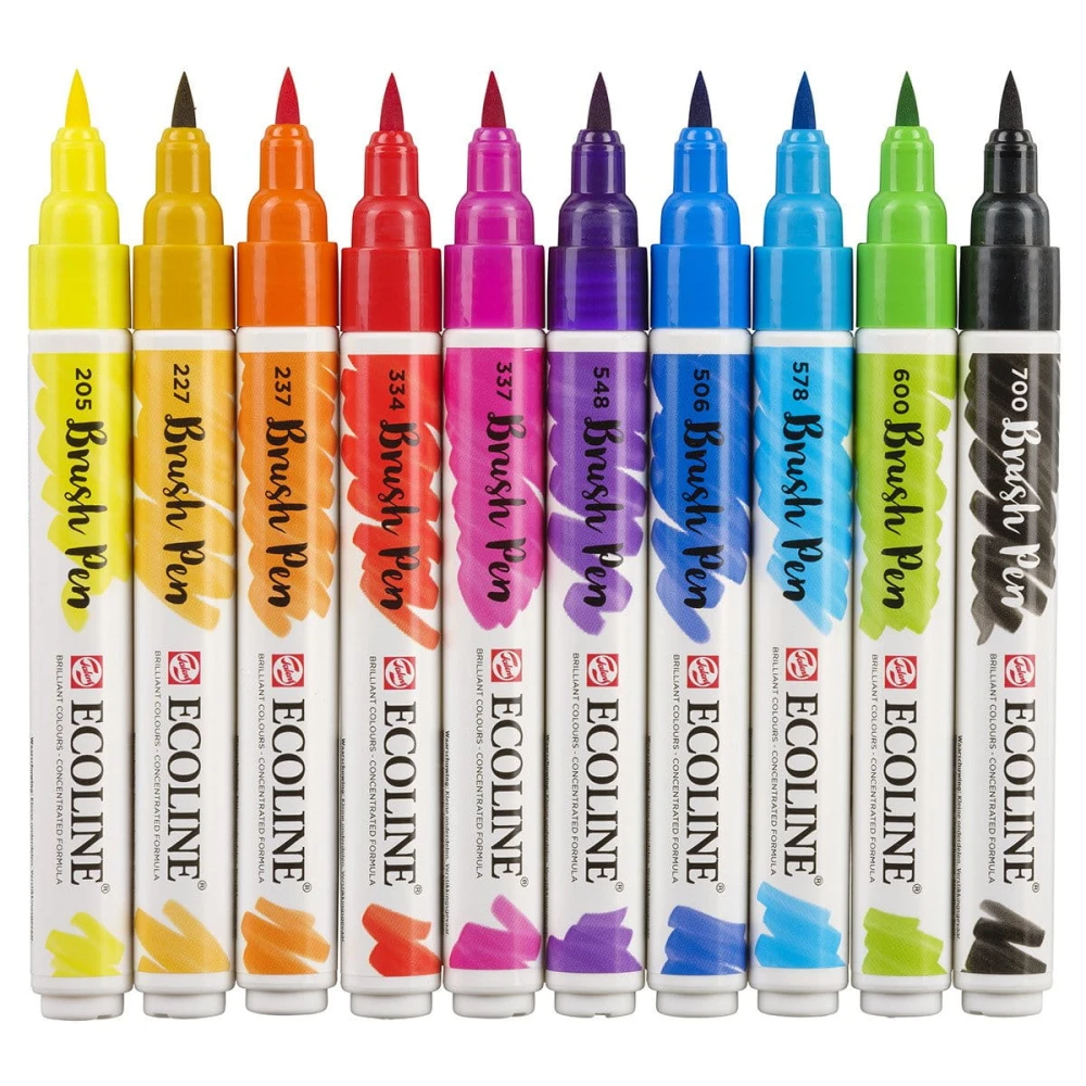 Zestaw markerów Ecoline Brushpen 10 szt. #1