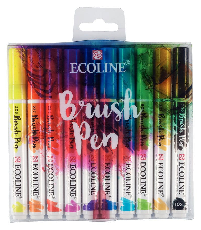 Zestaw markerów Ecoline Brushpen 10 szt. #2