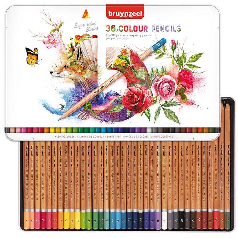 Zestaw kredek ołówkowych 36 szt. Bruynzeel Expression #1