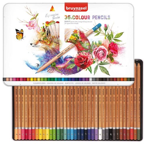 Zestaw kredek ołówkowych 36 szt. Bruynzeel Expression #1