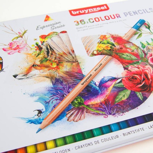 Zestaw kredek ołówkowych 36 szt. Bruynzeel Expression #2