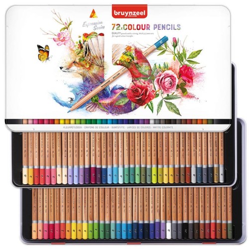 Zestaw kredek ołówkowych 72 szt. Bruynzeel Expression #1