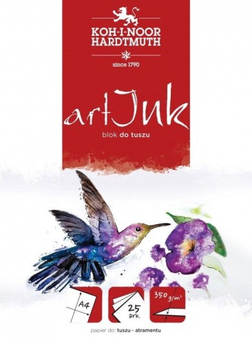 Blok do tuszu ArtInk Koh-I-Noor 350 g - A4, 25 arkuszy #1