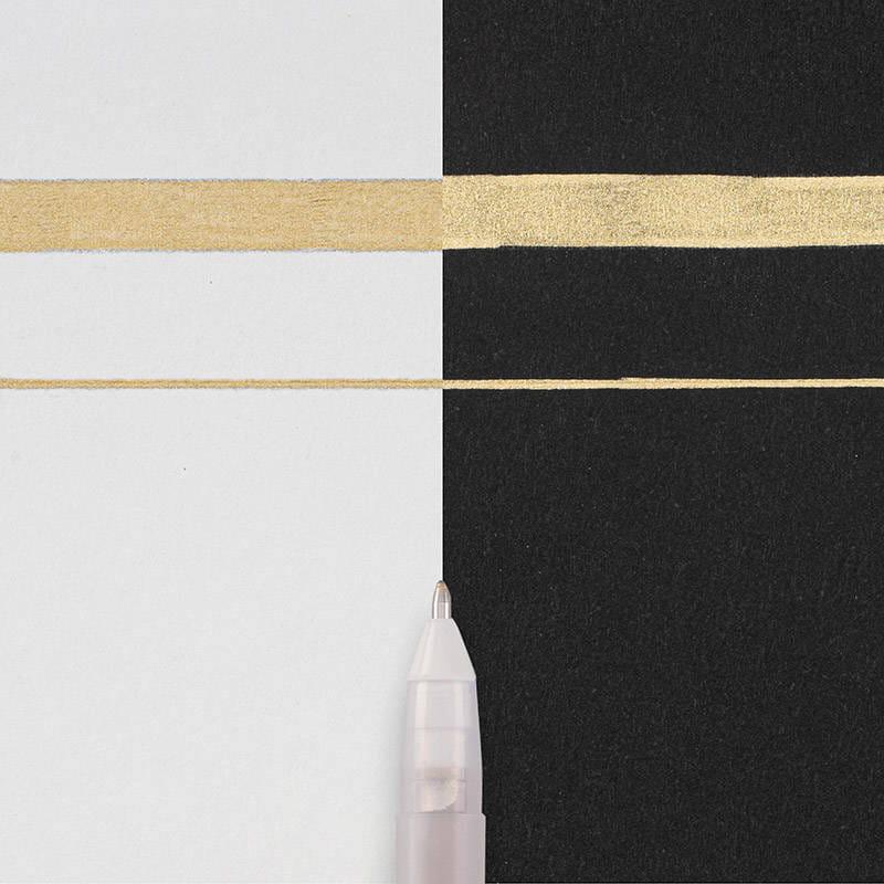 Żelowy pisak Sakura Gelly Roll Metallic - 551 gold #3