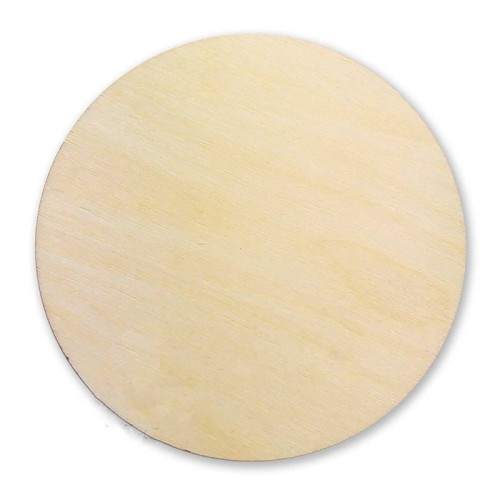 Drewniana podkładka pod kubek 10cm - okrągła #1