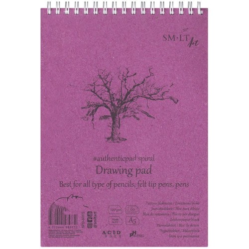 Blok szkicowy (szkicownik) Drawing Pad SM-LT 120 g - A5, 60 arkuszy #1