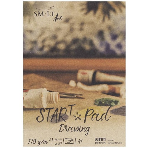 Blok do rysunku Start Pad Drawing SM-LT 170 g - A4, 20 arkuszy #1