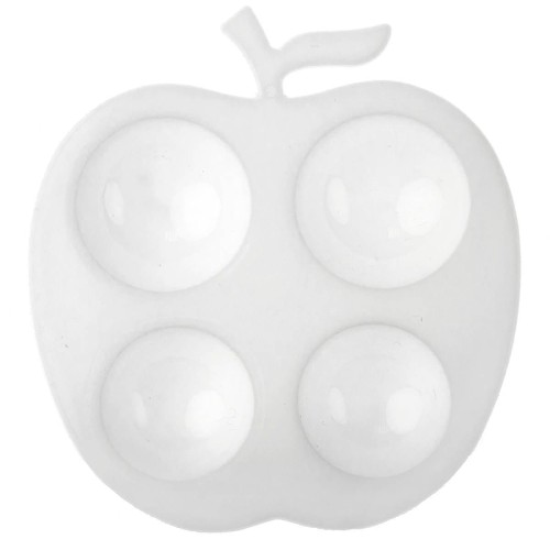 Paletka malarska plastikowa jabłko - 8,5 cm #1