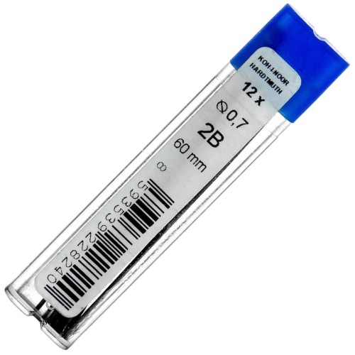 Wkłady do ołówka 2B 12szt. 0,7mm Koh-I-Noor #1