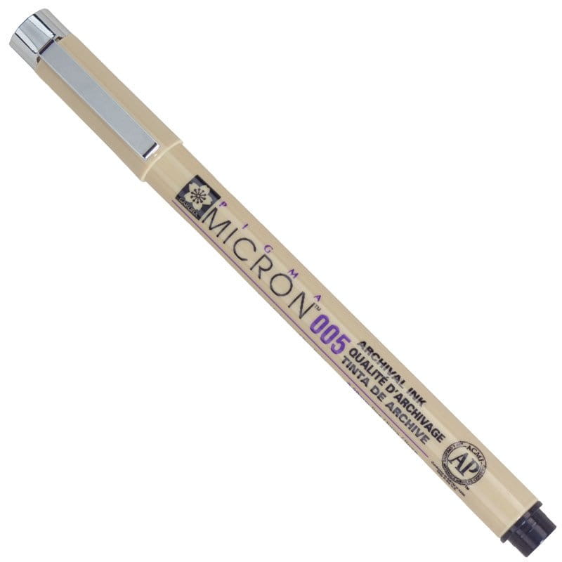 Cienkopis Pigma Micron 005 czarny - Black 0,20mm - Sakura #1