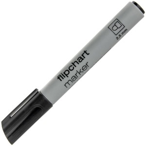 Marker czarny FLIPCHART na bazie wody Koh-I-Noor #2