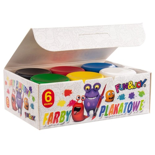 Farby plakatowe 6x20ml Fun&joy Titanum #2