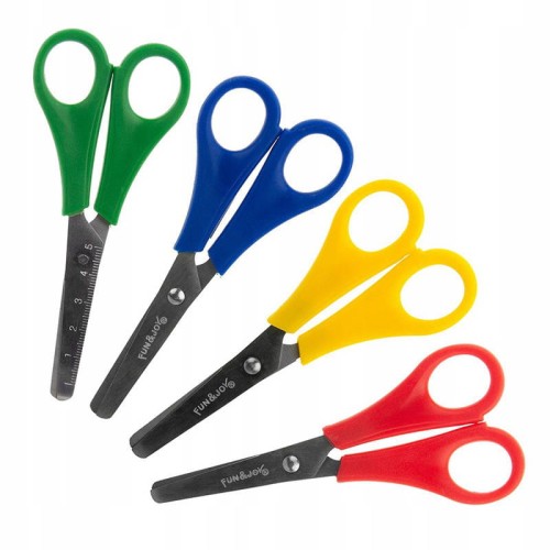 Nożyczki szkolne 13cm z podziałką #2