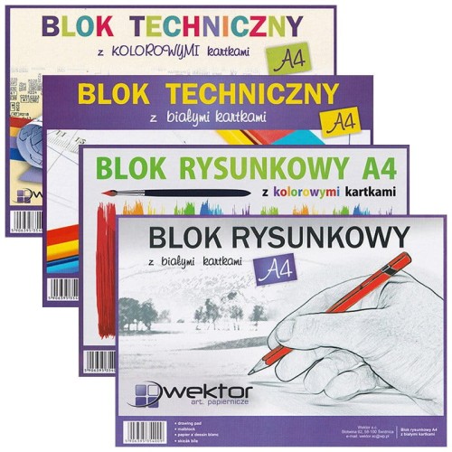 Zestaw bloków A4 Wektor #1