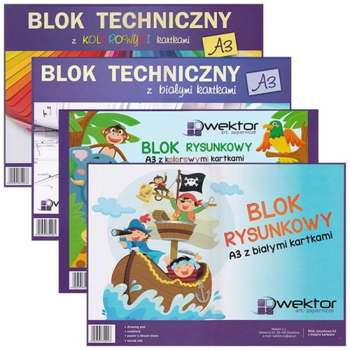 Zestaw bloków A3 Wektor #1