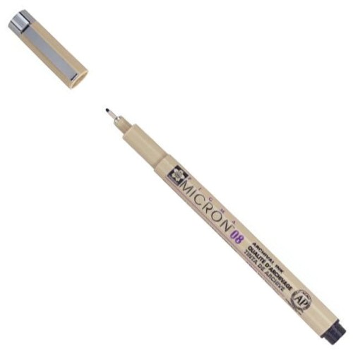 Cienkopis Pigma Micron 08 czarny - Black 0,80mm - Sakura #2