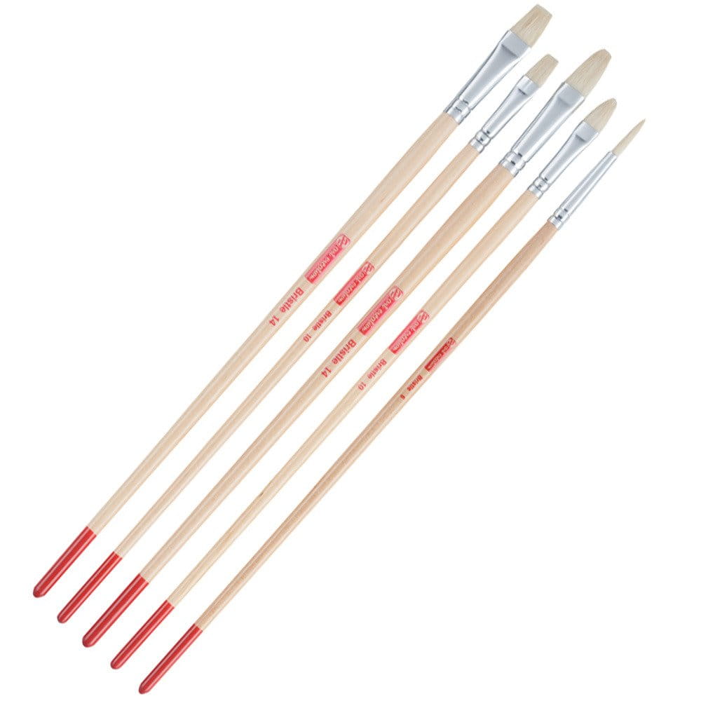 Zestaw farb olejnych Talens 24x12 ml + pędzle paletka i blok #4