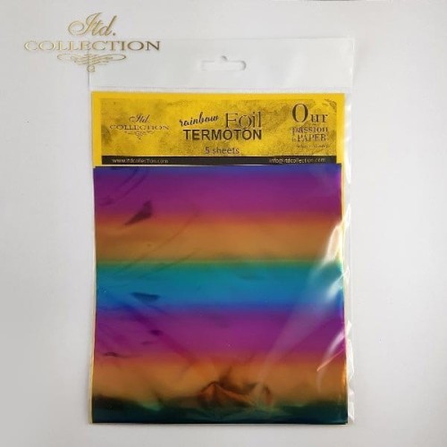 Folia do transferu Termoton * tęczowa #2
