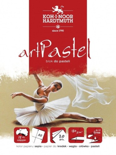 Blok do pasteli ArtPastel Koh-I-Noor 180 g - A5, 20 arkuszy #1