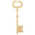 Drewniany klucz do lania wosku 12cm wz.3 Decor #1