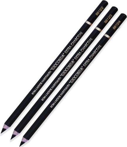 Zestaw czarnych węgli - trzy stopnie twardości Koh-I-Noor #1