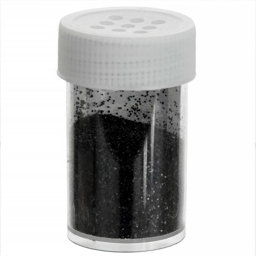 Brokat sypki czarny 8g solniczka #1