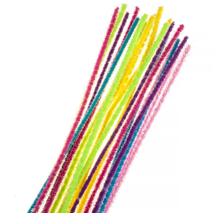 Druciki kreatywne neonowe - miks kolorów - 20szt #1