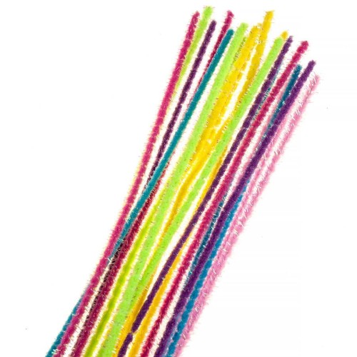 Druciki kreatywne neonowe - miks kolorów - 20szt #1