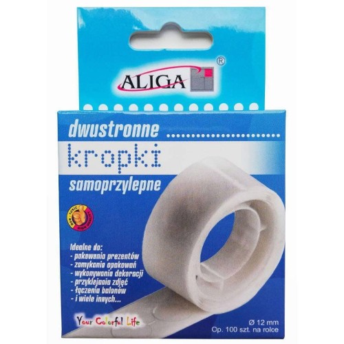 Kropki kleju samoprzylepne 10,5mm #1