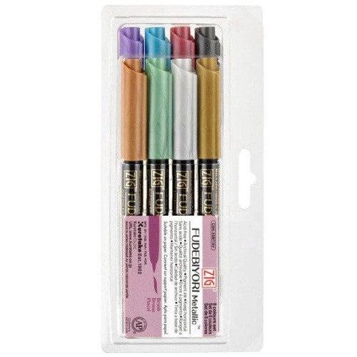 Fudebiyori - Kuretake Zig - Metallic 8szt #1